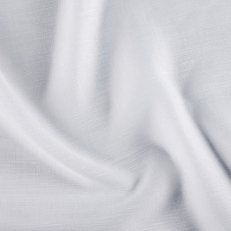 Let voile med flammegarn og frostet look — snehvid, stofprøve