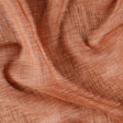 Let voile med flammegarn og frostet look — kobberrød, stofprøve