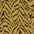JACQUARD GARDINSTOF MED TIGERMØNSTER