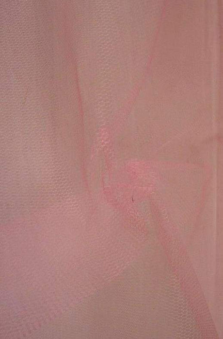 Baby pink stift tyl – let & formfast netstof, metervare til erhverv (billede 1 af 8)