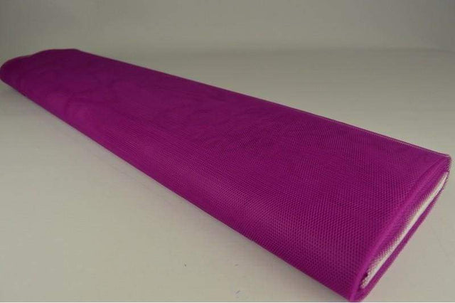Blommefarvet stift tyl – let & formfast netstof, metervare til erhverv (billede 2 af 8)