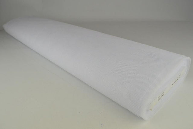 Hvid stift tyl – let & formfast netstof, metervare til erhverv (billede 2 af 8)