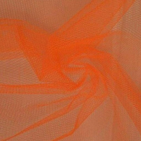 Orange stift tyl – let & formfast netstof, metervare til erhverv (billede 1 af 4)