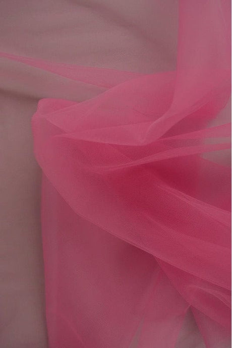 Pink blød tyl, metervare til erhverv (billede 1 af 2)