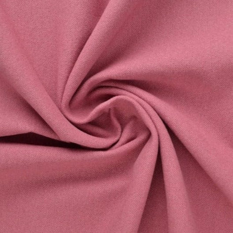 Mørk gammel rosa bomuldsflannel – blød børstet overflade & naturlig, metervare til erhverv (billede 1 af 6)