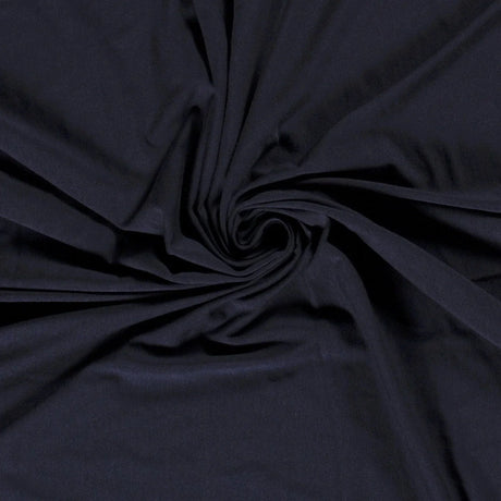 Bambus jersey navy, metervare til erhverv (billede 1 af 2)