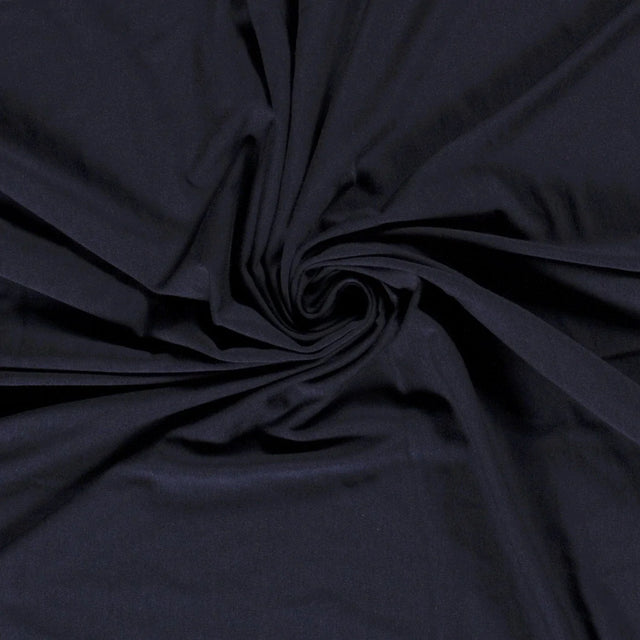 Bambus jersey navy, metervare til erhverv (billede 1 af 2)