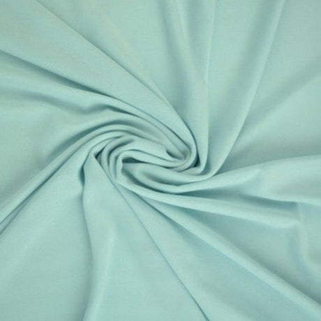 Lyseblå lycra mesh – elastisk netstof, semi transparent, metervare til erhverv (billede 1 af 4)