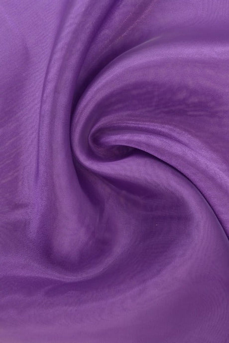 Lilla organza – transparent & skinnende, metervare til erhverv (billede 1 af 7)