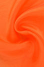 Mandarin orange organza – transparent & skinnende, metervare til erhverv (billede 1 af 7)