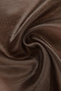 Brun organza – transparent & skinnende, metervare til erhverv (billede 1 af 7)