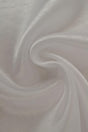 Hvid organza – transparent & skinnende, metervare til erhverv (billede 1 af 7)