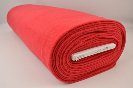 Rød polar fleece – anti-pilling, varm & let, metervare til erhverv (billede 2 af 7)