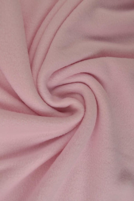 Baby lyserød polar fleece – anti-pilling, varm & let, metervare til erhverv (billede 1 af 7)