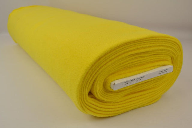 Gul polar fleece – anti-pilling, varm & let, metervare til erhverv (billede 2 af 7)