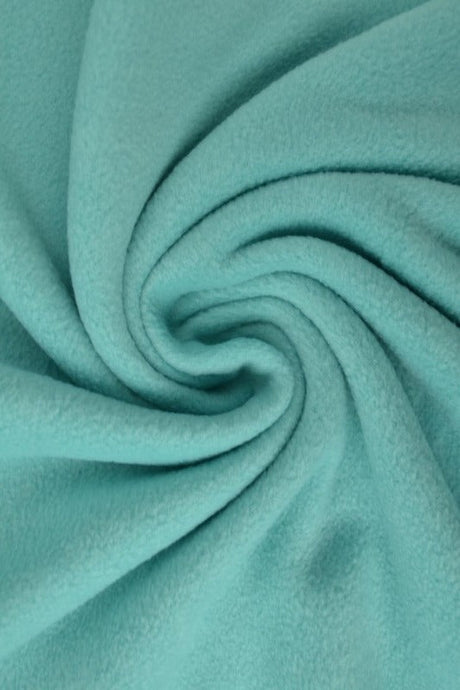 Turkis polar fleece – anti-pilling, varm & let, metervare til erhverv (billede 1 af 7)