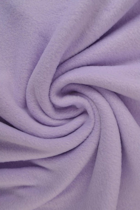 Lavendel polar fleece – anti-pilling, varm & let, metervare til erhverv (billede 1 af 7)