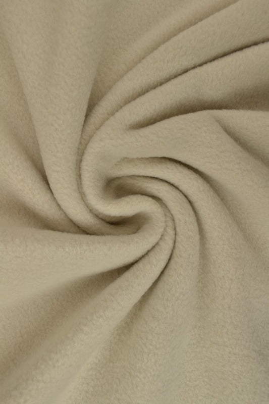 Champagne polar fleece – anti-pilling, varm & let, metervare til erhverv (billede 1 af 7)