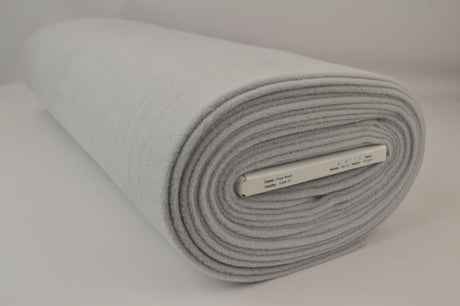 Sølvgrå polar fleece – anti-pilling, varm & let, metervare til erhverv (billede 2 af 7)
