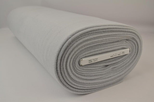 Sølvgrå polar fleece – anti-pilling, varm & let, metervare til erhverv (billede 2 af 7)