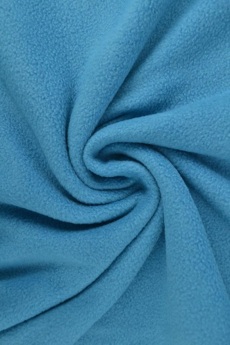Petrol polar fleece – anti-pilling, varm & let, metervare til erhverv (billede 1 af 7)