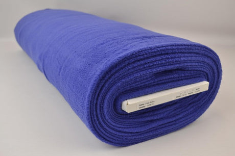 Mørkeblå polar fleece – anti-pilling, varm & let, metervare til erhverv (billede 2 af 7)