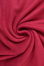 Vinrød polar fleece – anti-pilling, varm & let, metervare til erhverv (billede 1 af 7)