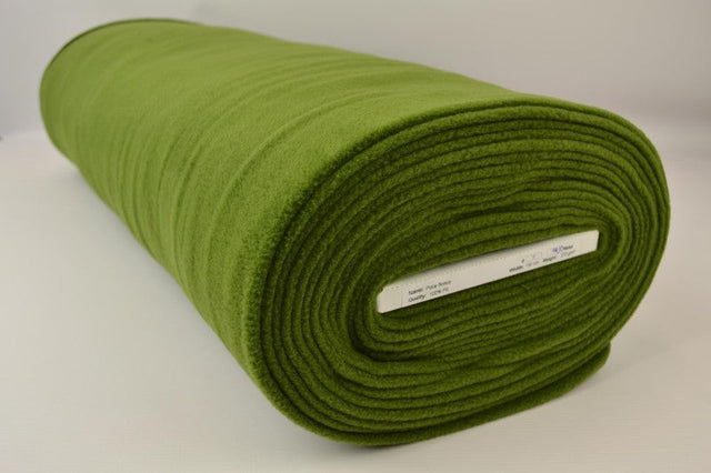 Mosgrøn polar fleece – anti-pilling, varm & let, metervare til erhverv (billede 2 af 7)