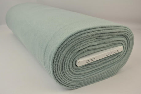 Vintage grøn polar fleece – anti-pilling, varm & let, metervare til erhverv (billede 2 af 7)