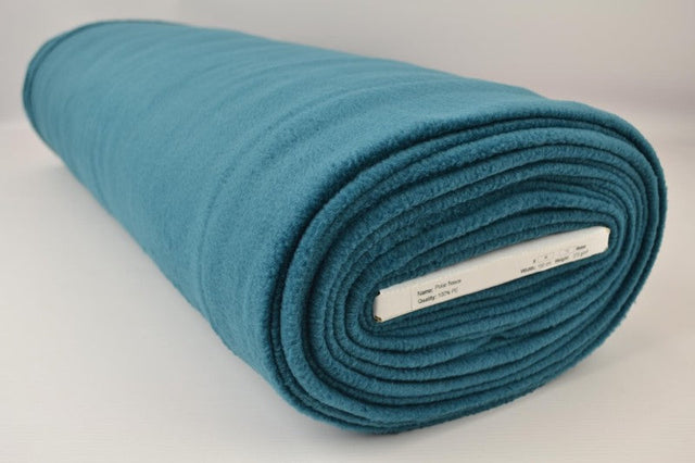 Mørk petroleum polar fleece – anti-pilling, varm & let, metervare til erhverv (billede 2 af 7)