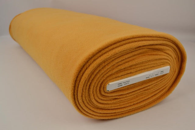 Lys karry polar fleece – anti-pilling, varm & let, metervare til erhverv (billede 2 af 7)