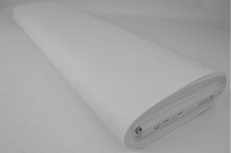Hvid bomuldstwill med stræk – diagonal twill & formfast komfort, metervare til erhverv (billede 2 af 7)
