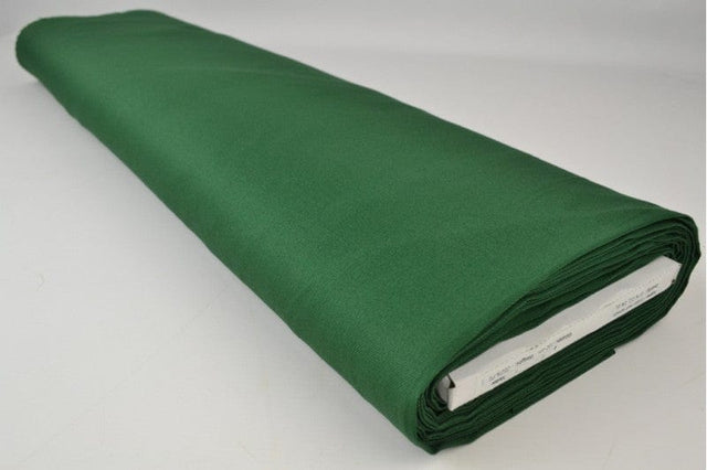 Mørkegrøn bomuldstwill med stræk – diagonal twill & formfast komfort, metervare til erhverv (billede 2 af 7)
