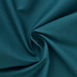 Mørk petrol bomuldstwill med stræk – diagonal twill & formfast komfort, metervare til erhverv (billede 1 af 7)