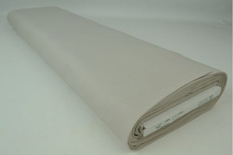 Sølvgrå bomuldstwill med stræk – diagonal twill & formfast komfort, metervare til erhverv (billede 2 af 7)