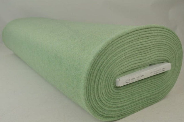 Grøn tung uldstof til frakker & jakker – 600 g/m² & tencel-blødhed, metervare til erhverv (billede 2 af 6)