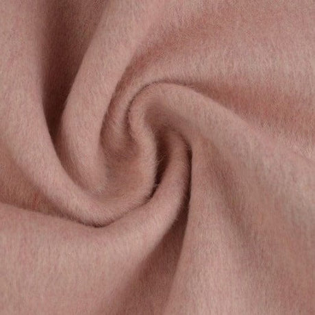 Lyserød tung uldstof til frakker & jakker – 600 g/m² & tencel-blødhed, metervare til erhverv (billede 1 af 6)