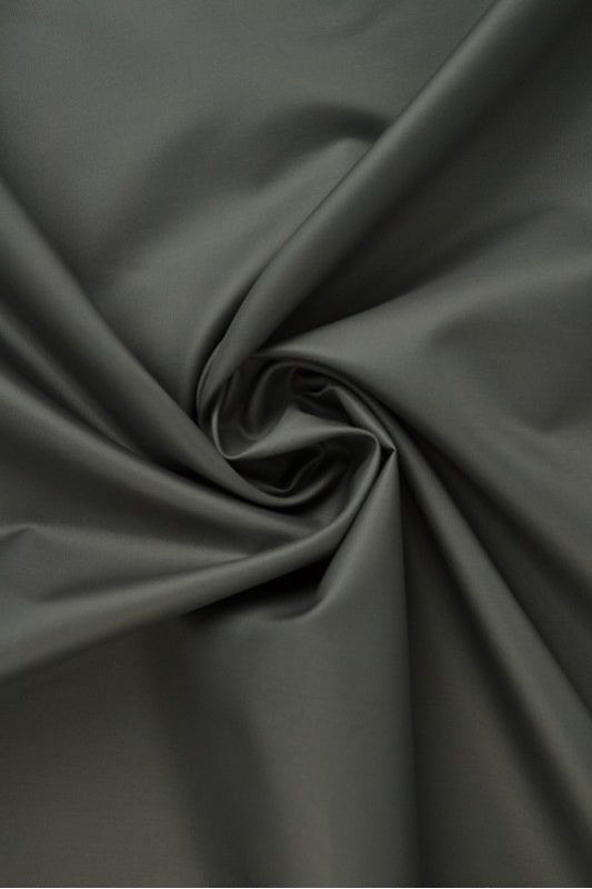 Mørkegrå let vandtæt polyester – slidstærk & hurtigtørrende, metervare til erhverv (billede 1 af 6)