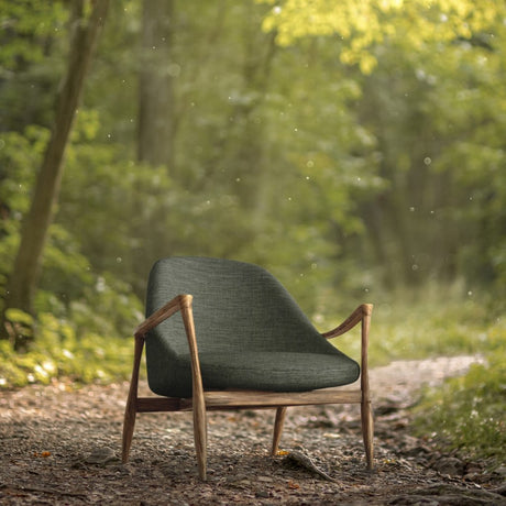 Navy Greta miljøvenlig møbelstof – 100% genbrugt PET, metervare til erhverv (billede 2 af 4)
