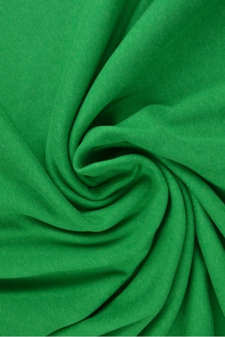 Grøn supersoft jersey, metervare til erhverv (billede 1 af 2)