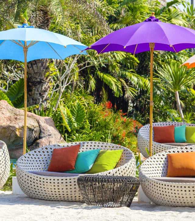Sort Kanaria udendørs møbelstof – vand- & UV-resistent, metervare til erhverv (billede 2 af 5)