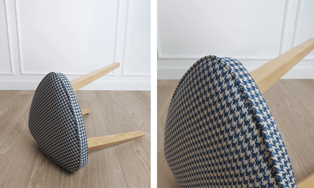 SORT-HVID HANEFJED KENIA MØBELSTOF – HANEFJED & ØKO-TEX
