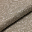 Varm gråbeige blondejacquard lilly jacquard møbelstof – blondemønster, metervare til erhverv (billede 1 af 3)