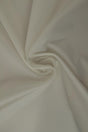 Råhvid polyester foer – glat, let & let glans, metervare til erhverv (billede 1 af 5)
