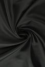 Sort polyester foer – glat, let & let glans, metervare til erhverv (billede 1 af 5)