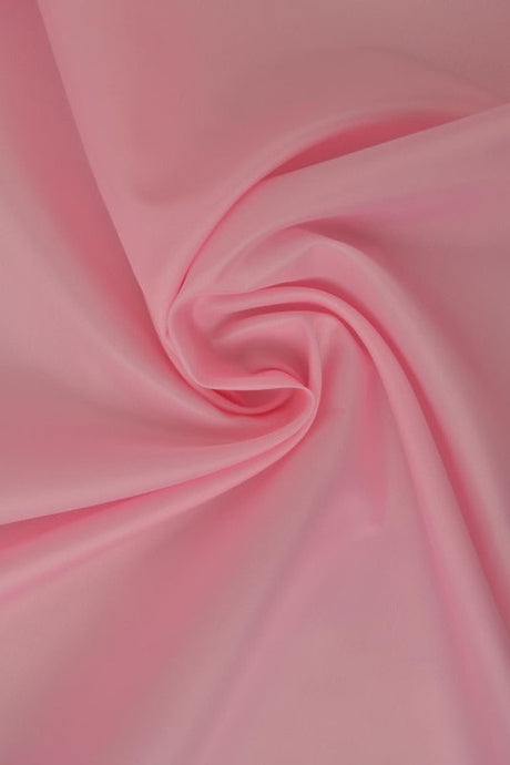 Baby pink polyester foer – glat, let & let glans, metervare til erhverv (billede 1 af 5)