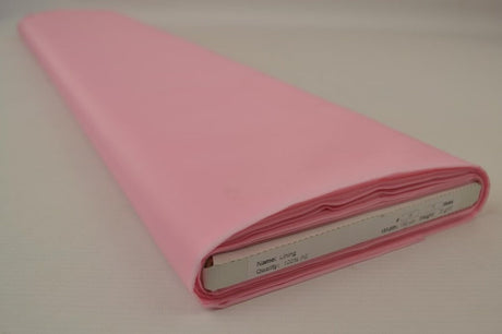 Baby pink polyester foer – glat, let & let glans, metervare til erhverv (billede 2 af 5)