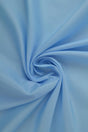 Baby blå polyester foer – glat, let & let glans, metervare til erhverv (billede 1 af 5)