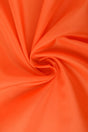 Orange polyester foer – glat, let & let glans, metervare til erhverv (billede 1 af 5)