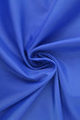 Blå polyester foer – glat, let & let glans, metervare til erhverv (billede 1 af 5)